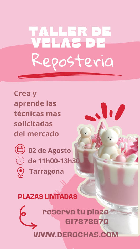 Taller de velas repostería