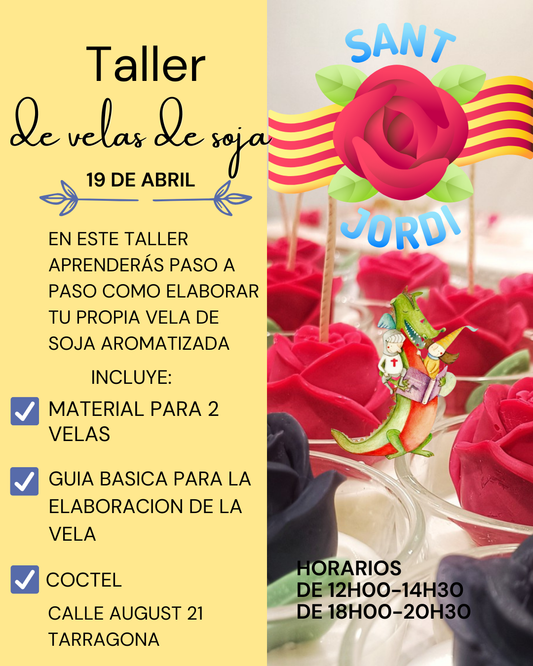 Taller de Velas de Soja - Especial Sant Jordi