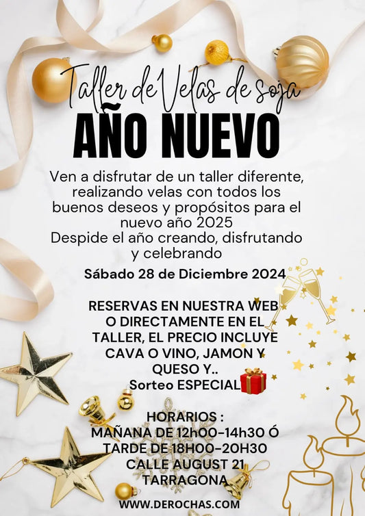 Taller de velas fin de año